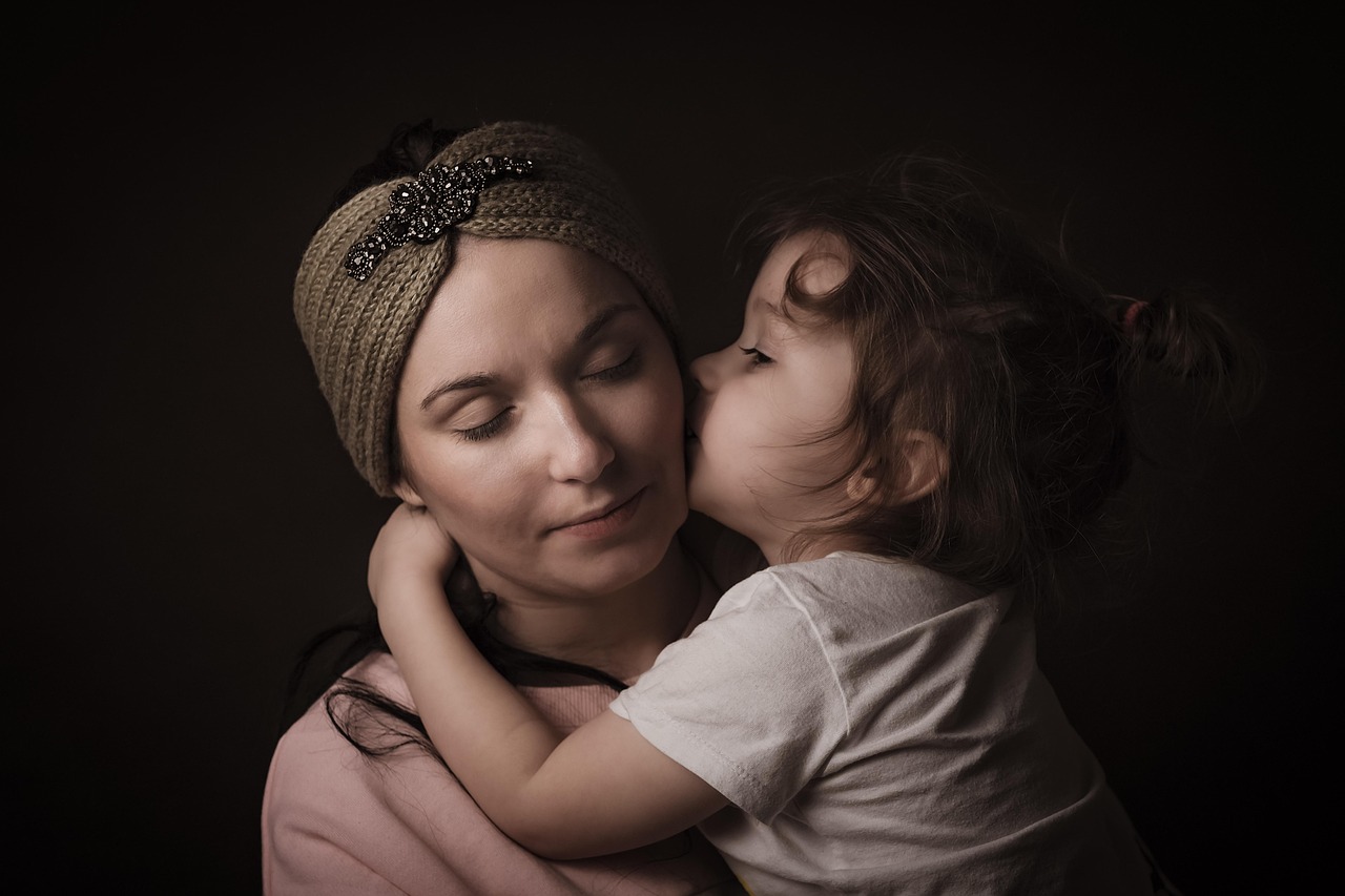 About mother, kid, toddler, child, young, pose, cute, adorable, playful, childhood, portrait, retro, vintage, family